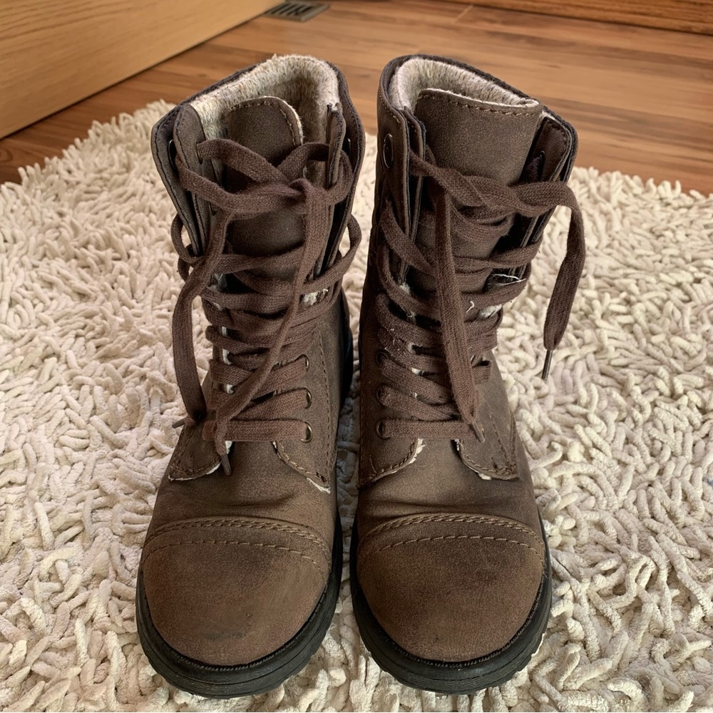 Roxy Brown Booties, Size US 7